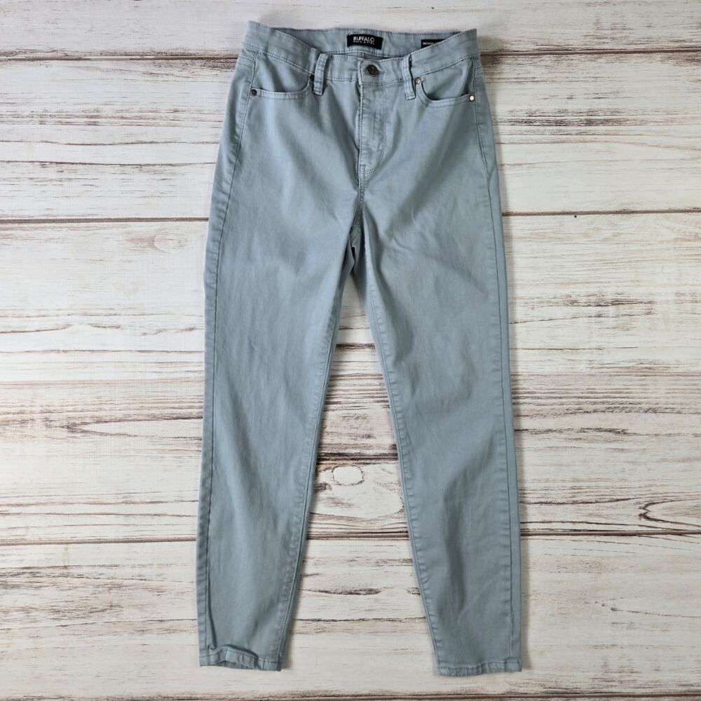 Buffalo David Bitton Havana High Rise Soft Stretch Ankle Skinny sz 4/27 Blue